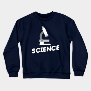 Minimal Microscope Science Crewneck Sweatshirt